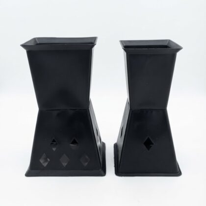 Flower Plastic Holder (black)